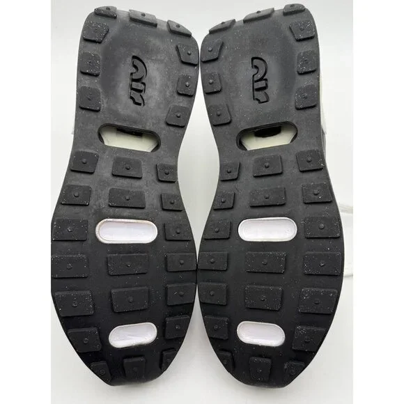 Nike Waffle One White Black Men US 8.5 Mesh Sneakers DM0008-100 - Picture 8 of 15